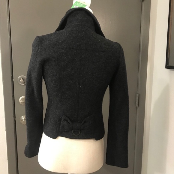 MING YUE High Neck Black Skinny Jacket - Picture 9 of 11